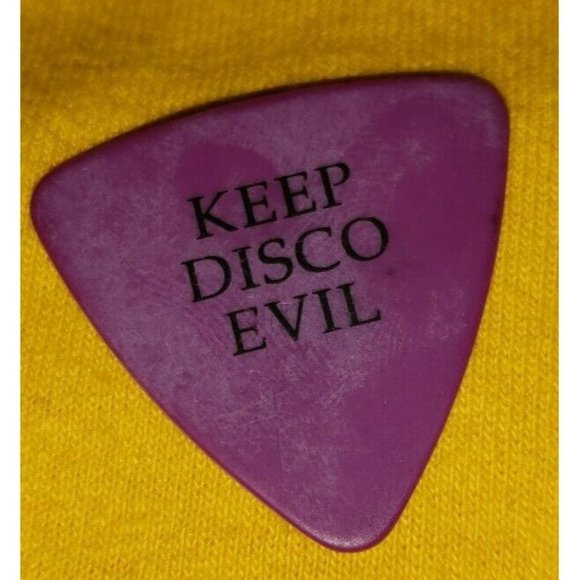 STATIC X keep disco evil guitar pick - Picture 2 of 2